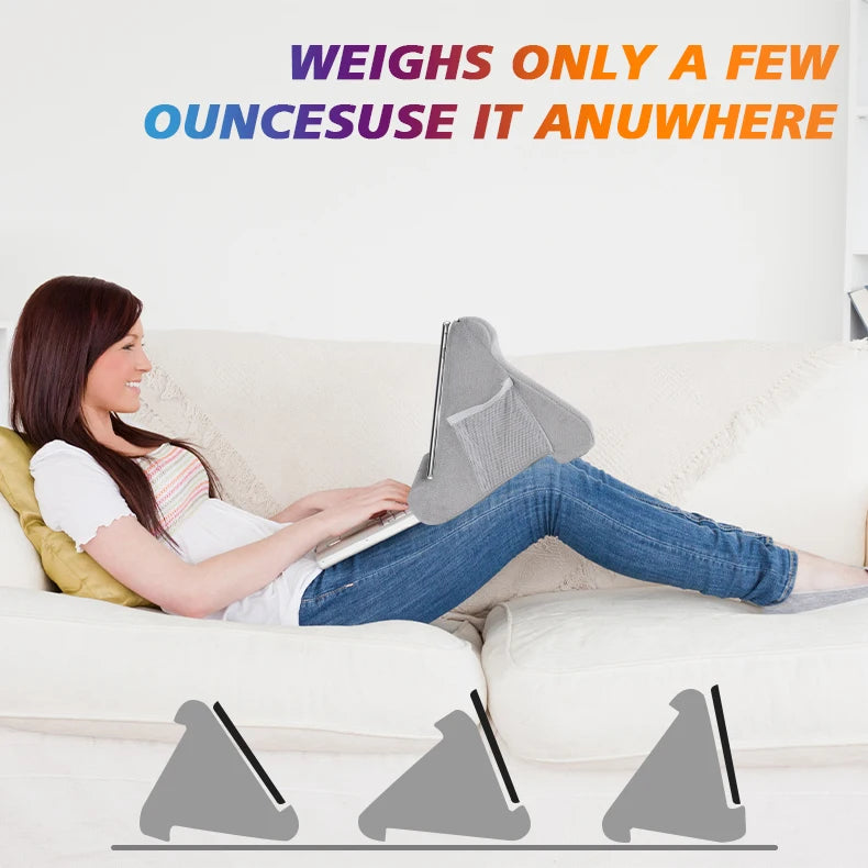 Multifunctional Tablet Support Sponge Pillow Stand for Reading Books, Tablet Desktop Support