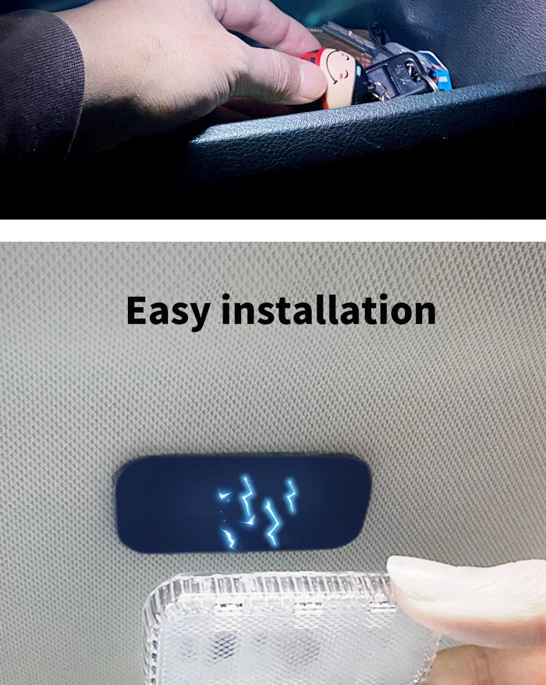 Interior LED car touch lights, wiring free modification, colorful reading lights, touch sensitive lights, bedroom night lights