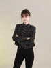 Women's Clothing Short Coat New Jeans Jacket Retro Button Design Slim Stand-up Collar Long Sleeves Denim Top Jacket Short Coat
