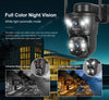 LS VISION 4G /WIFI Outdoor Solar Camera 8MP Dual Lens PIR Sim Card Built in Night Vision Waterproof Security Camera Battery CCTV