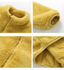 Solid Color Fashion Children Plush Coat Autumn Winter Warm Baby Girl Boy Casual Jacket Greatcoat Kids Clothing Toddler Outerwear