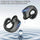Wireless Bluetooth 5.3 Headphone Bone Conduction Headset Clip Single Ear Earphones Sport Earbuds For iPhone Huawei Realme OPPO