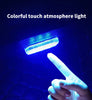Interior LED car touch lights, wiring free modification, colorful reading lights, touch sensitive lights, bedroom night lights