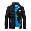 2024 New Cotton Clothing Winter Men's High Quality Casual Fashion Lightweight Warm Business Stand up Collar Warm Coat