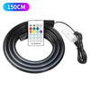 Interior 1.5M Car WindShield Decor Car LED Atmosphere Light USB Plug and Play Car LED Decorative Light with Remote Control APP