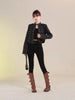 Women's Clothing Short Coat New Jeans Jacket Retro Button Design Slim Stand-up Collar Long Sleeves Denim Top Jacket Short Coat