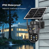 LS VISION 4G /WIFI Outdoor Solar Camera 8MP Dual Lens PIR Sim Card Built in Night Vision Waterproof Security Camera Battery CCTV