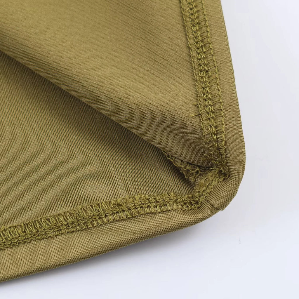 European and American style women's clothing new fashion temperament slim fit solid color not low collar dress