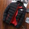 2024 New Cotton Clothing Winter Men's High Quality Casual Fashion Lightweight Warm Business Stand up Collar Warm Coat