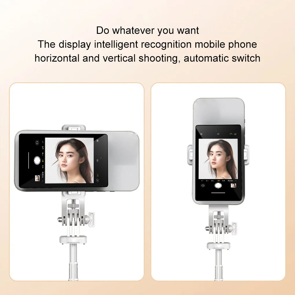 Magnetic Mobile Phone Selfie Monitor Screen with Sound For Smartphone Rear Camera Live Selfie Video Streaming For iPhone Android