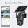 LS VISION 4G /WIFI Outdoor Solar Camera 8MP Dual Lens PIR Sim Card Built in Night Vision Waterproof Security Camera Battery CCTV