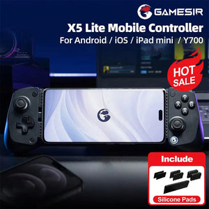 GameSir X5 Lite Mobile Gaming Controller Phone Gamepads for iPhone 17 16 15 Series IOS iPad Mini Y700 Android Tablet Controle