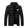 2024 New Cotton Clothing Winter Men's High Quality Casual Fashion Lightweight Warm Business Stand up Collar Warm Coat