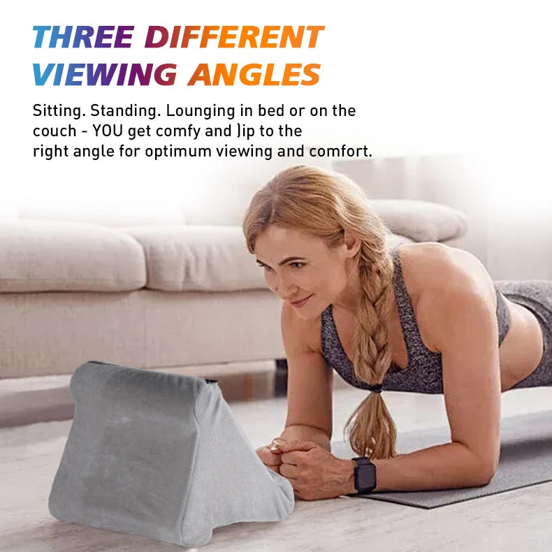 Multifunctional Tablet Support Sponge Pillow Stand for Reading Books, Tablet Desktop Support