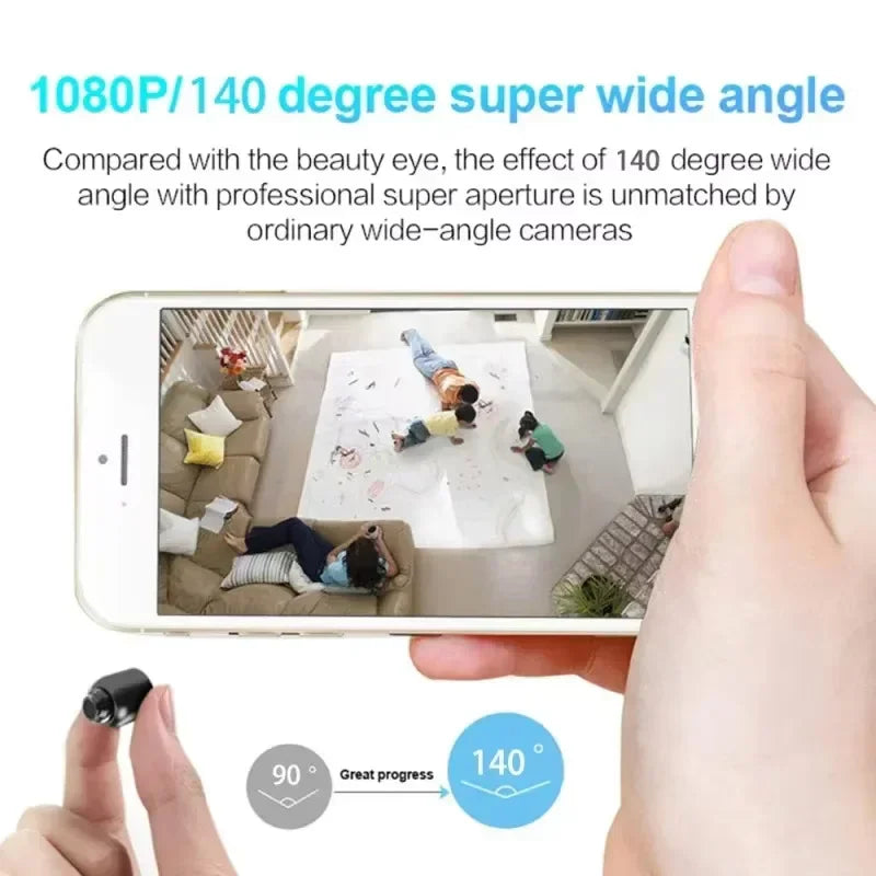 Lenovo Wireless Camera 4K Surveillance Security Video Cam Night Vision Motion Detect Camcorder Mini Cam Monitor Smart Home