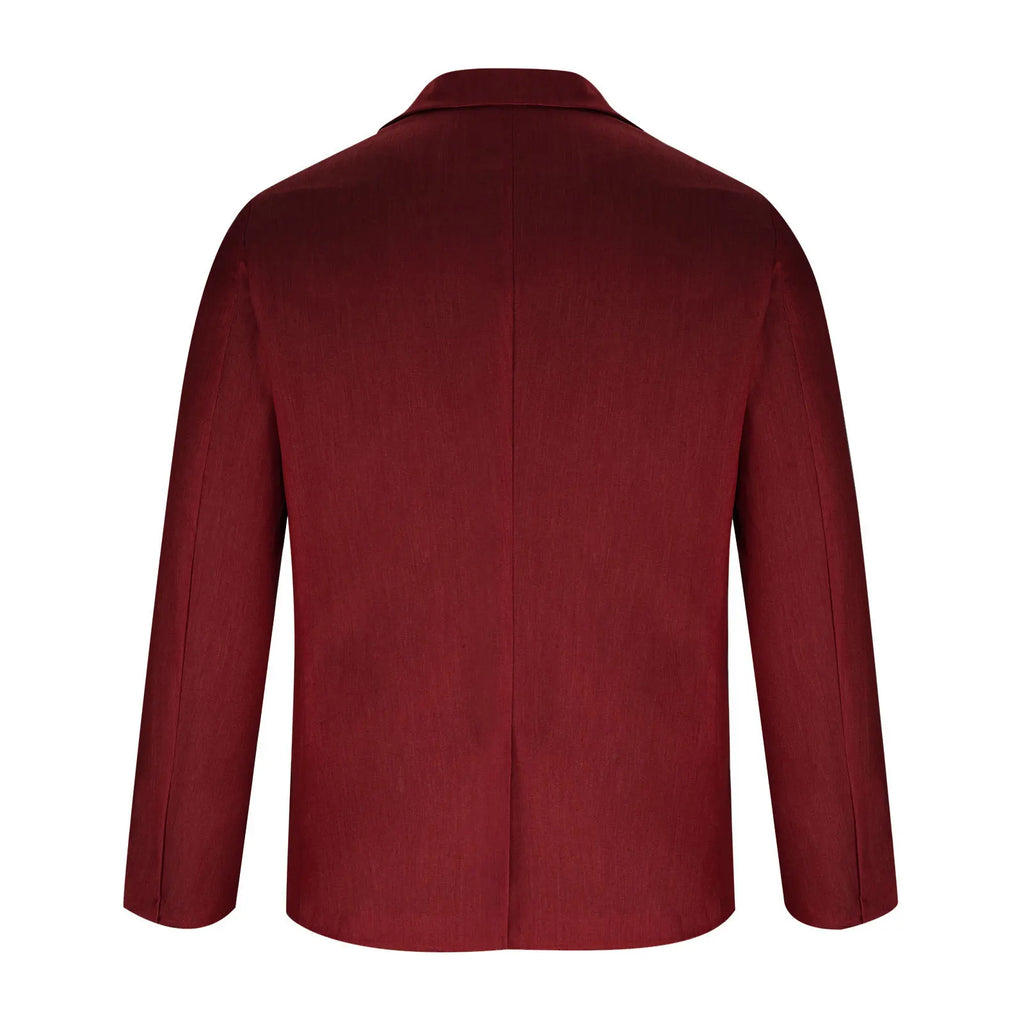 2026 Fashion Men's Clothing Business Casual Blazer Coats Classic Single Button Slim Fit Suit Jackets Elegant Gentleman Suit Tops