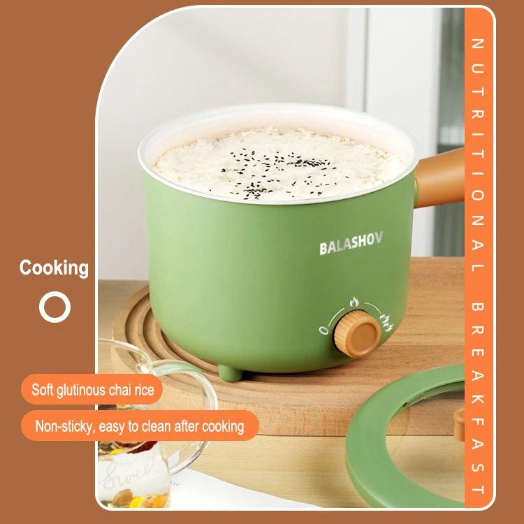 Electric Cooker Kitchen Appliance Double Layer Home for Hot Pot Cooking Soup Heater Multifunction Cooker Mini Non-stick Pan Pots