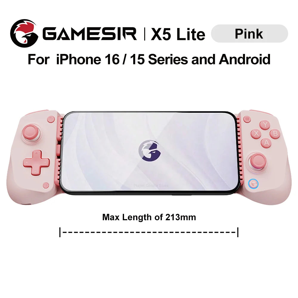 GameSir X5 Lite Mobile Gaming Controller Phone Gamepads for iPhone 17 16 15 Series IOS iPad Mini Y700 Android Tablet Controle