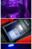 Interior LED car touch lights, wiring free modification, colorful reading lights, touch sensitive lights, bedroom night lights
