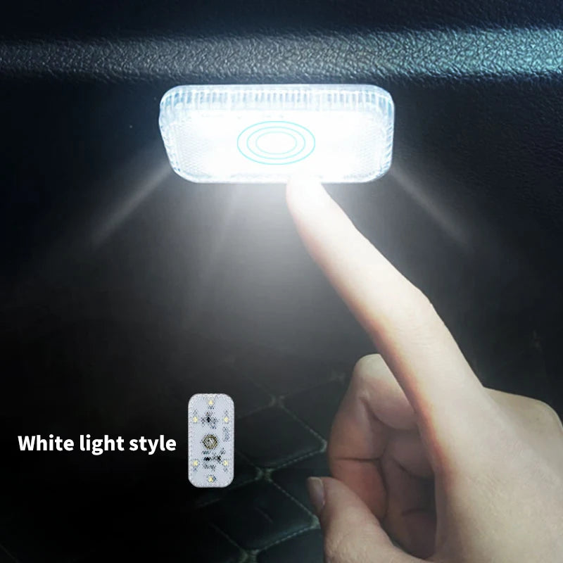 Interior LED car touch lights, wiring free modification, colorful reading lights, touch sensitive lights, bedroom night lights