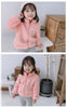 Solid Color Fashion Children Plush Coat Autumn Winter Warm Baby Girl Boy Casual Jacket Greatcoat Kids Clothing Toddler Outerwear