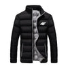 2024 New Cotton Clothing Winter Men's High Quality Casual Fashion Lightweight Warm Business Stand up Collar Warm Coat