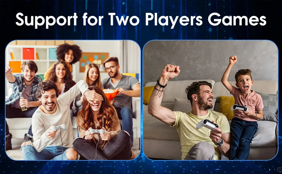 2026 New Retro Gaming Console with 23 Emulators & 20,000+ Built-in Games 4K HDMI 2.4G with Dual Wireless Controllers