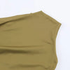 European and American style women's clothing new fashion temperament slim fit solid color not low collar dress
