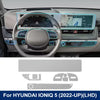 Pre Cutting Car Interior PPF Paint Protection Film for Hyundai IONIQ 5 2022-2024 Console Scratch Transparent TPU Film Cover