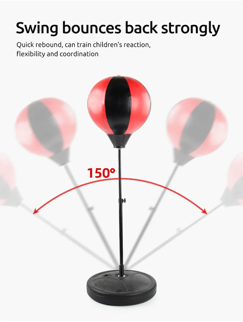 Children's Boxing Games Child Kids Sport Set with Glove Punching Speedball Toys for Children Outdoor Boxing Set Birthday Gifts