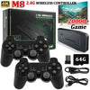 Video Game Console 2.4G Double Wireless Controller 4K HDMI for PS1/SFC/NES TV & PC 20000 Games 64GB Retro Children's Christmas