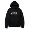 2026Men's and women's fashionable clothing trends with printed sportswear Harajuku casual pullover Long-sleeved hooded
