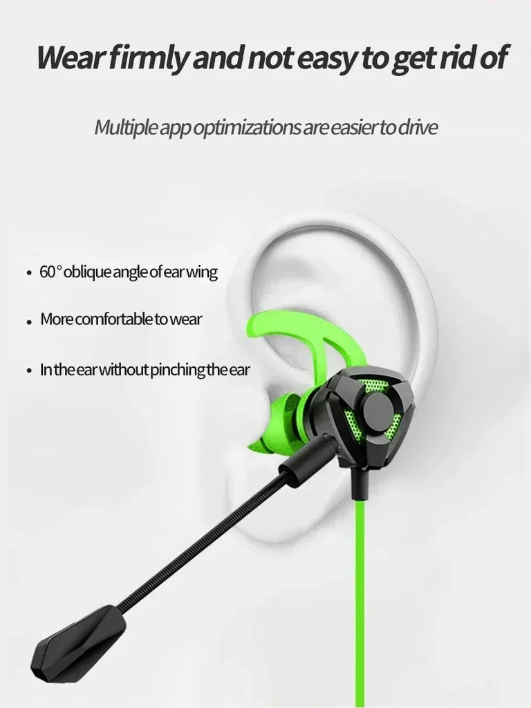 Headset Gamer Headphones Wired Earphone Gaming Earbuds With Mic For Pubg PS4 CSGO Casque Phone Tablet Laptop Universal Game