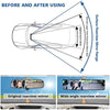 Car rearview mirror, reversing mirror, large field of view, wide-angle mirror, interior auxiliary white mirror for cars
