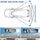 Car rearview mirror, reversing mirror, large field of view, wide-angle mirror, interior auxiliary white mirror for cars