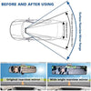 Car rearview mirror, reversing mirror, large field of view, wide-angle mirror, interior auxiliary white mirror for cars