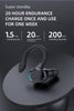 Bluetooth 5.2 Earphone Waterproof Wireless Headphones with Mic Mini Ear Hooks HiFi Stereo Music Earbuds for Phone