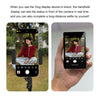 Magnetic Mobile Phone Selfie Monitor Screen with Sound For Smartphone Rear Camera Live Selfie Video Streaming For iPhone Android