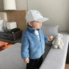 Solid Color Fashion Children Plush Coat Autumn Winter Warm Baby Girl Boy Casual Jacket Greatcoat Kids Clothing Toddler Outerwear