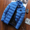2024 New Cotton Clothing Winter Men's High Quality Casual Fashion Lightweight Warm Business Stand up Collar Warm Coat