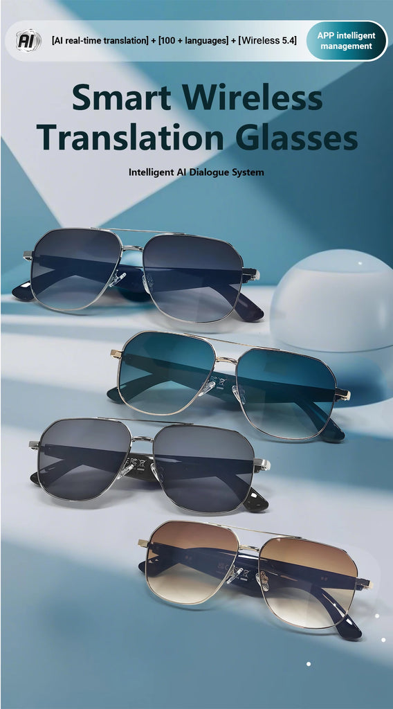 Smart glasses, translation earphones, stylish sunglasses, open-back earphones, earphones that can make phone calls