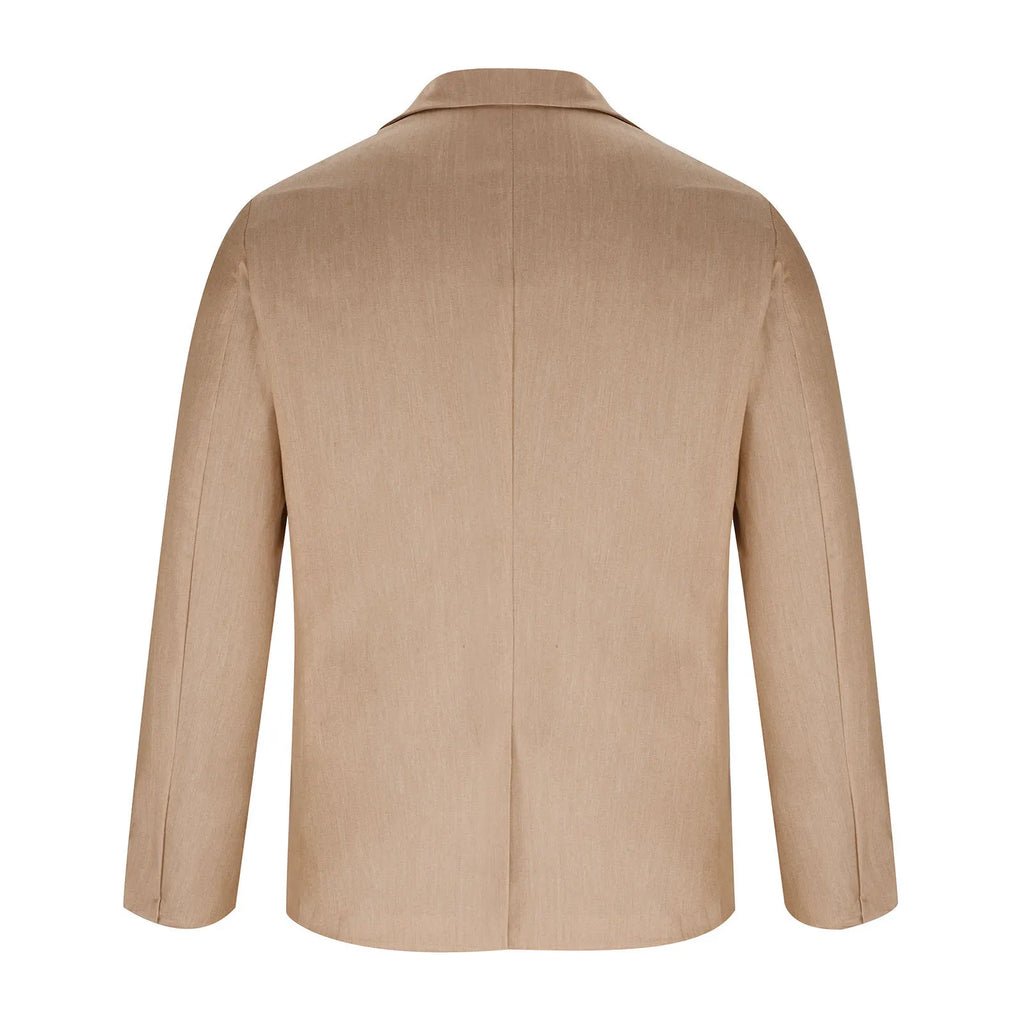 2026 Fashion Men's Clothing Business Casual Blazer Coats Classic Single Button Slim Fit Suit Jackets Elegant Gentleman Suit Tops
