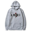 2026Men's and women's fashionable clothing trends with printed sportswear Harajuku casual pullover Long-sleeved hooded