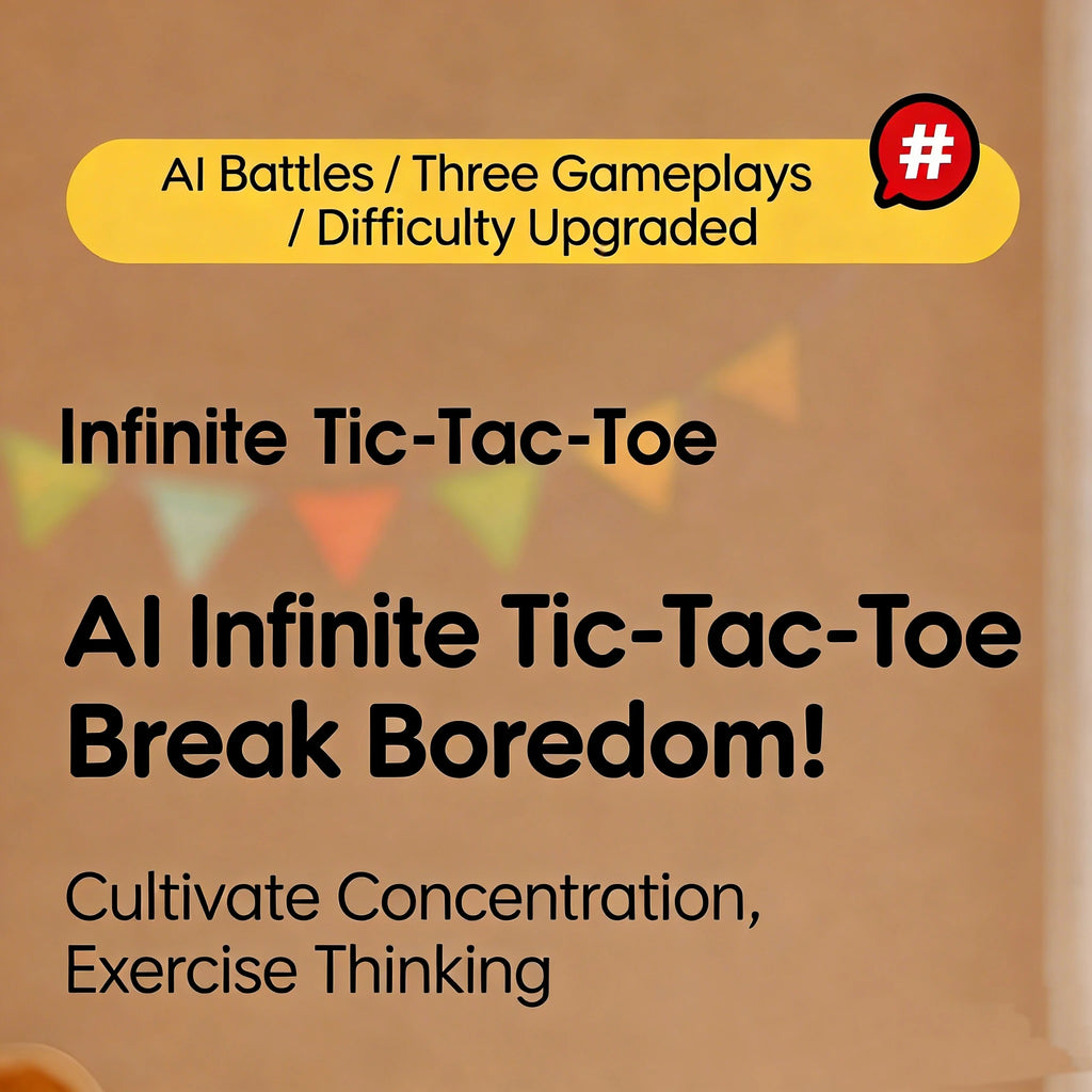 Electronic Chessboard Tic Tac Toe Multifunctional Children's Education Strategy Toy Parent-Child Fun Interactive Brain Game