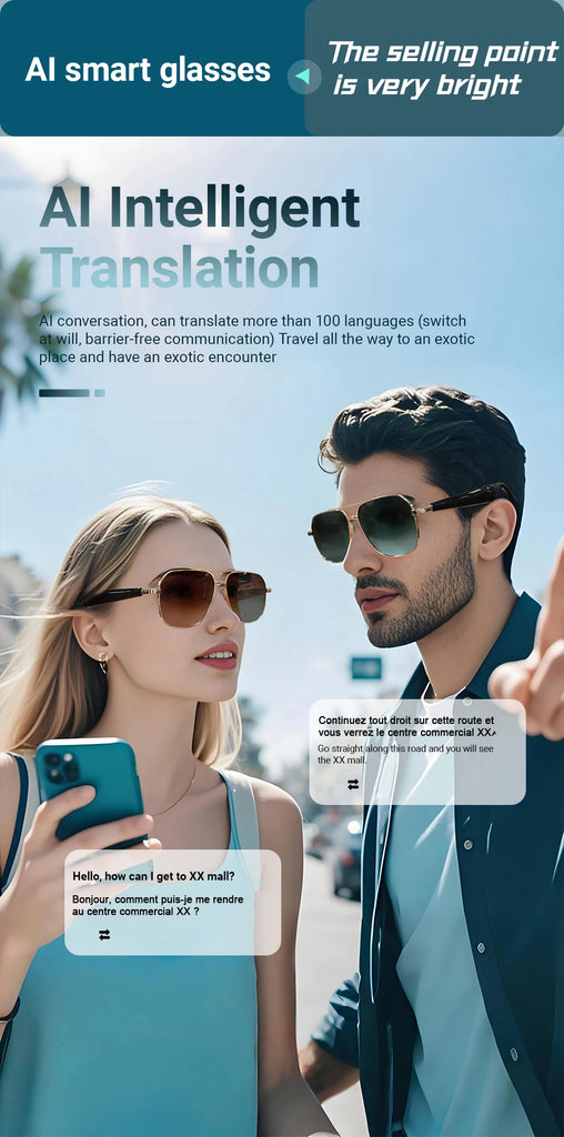 Smart glasses, translation earphones, stylish sunglasses, open-back earphones, earphones that can make phone calls