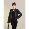 Women's Clothing Short Coat New Jeans Jacket Retro Button Design Slim Stand-up Collar Long Sleeves Denim Top Jacket Short Coat