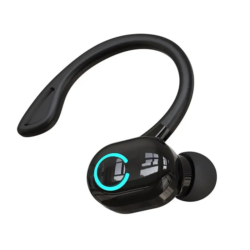 Bluetooth 5.2 Business Wireless Headphone Ear-Hook Mini HIFI Bass Noise Cancelling Earphone With Mic Earbud Sport Game Headset