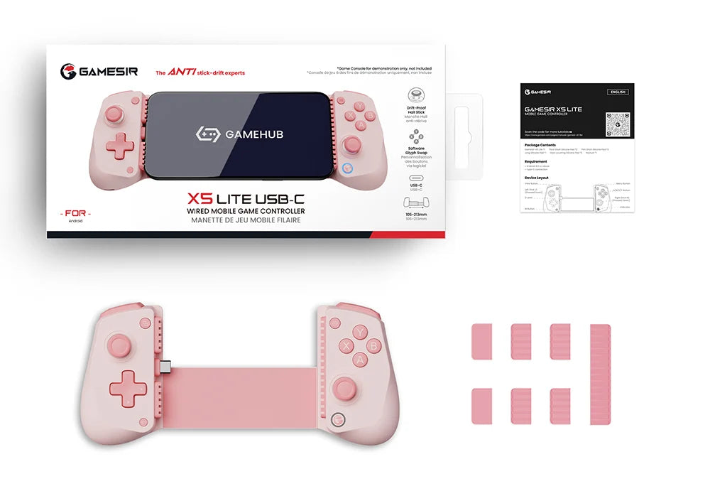 GameSir X5 Lite Mobile Gaming Controller Phone Gamepads for iPhone 17 16 15 Series IOS iPad Mini Y700 Android Tablet Controle
